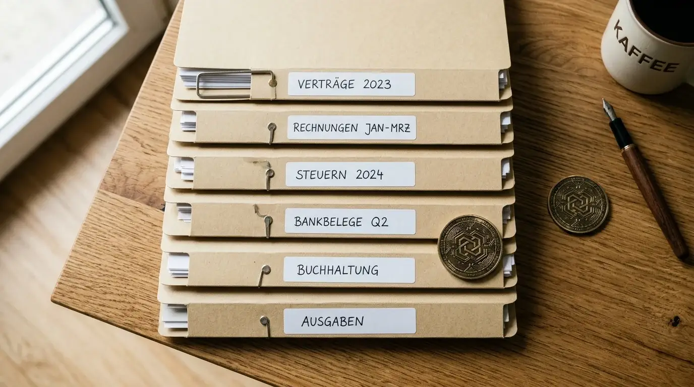 Vergleichstabelle mit sechs neutralen Anbieterakten und Bitcoin Cash-Symbolen