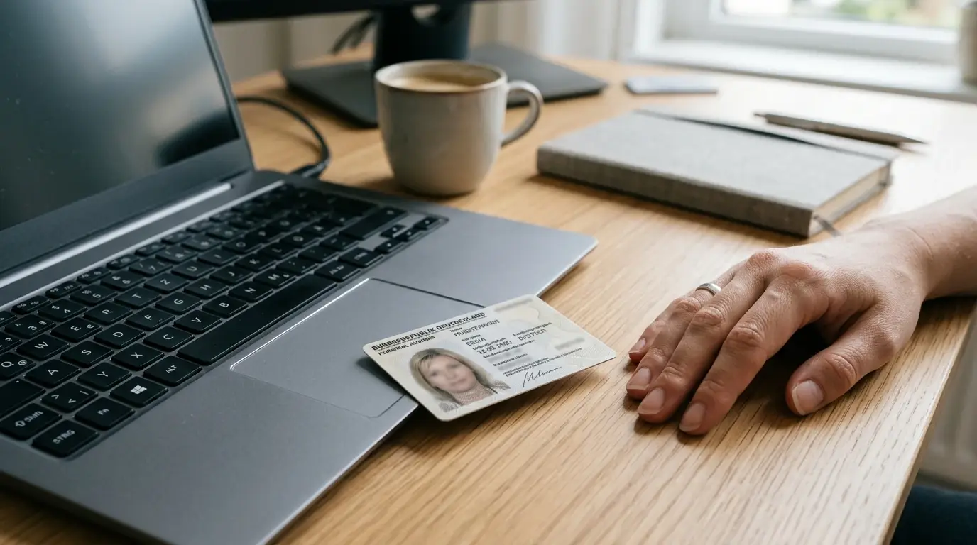 Identifizierung mit Ausweisdokument bei der Registrierung in einem deutschen Online-Casino
