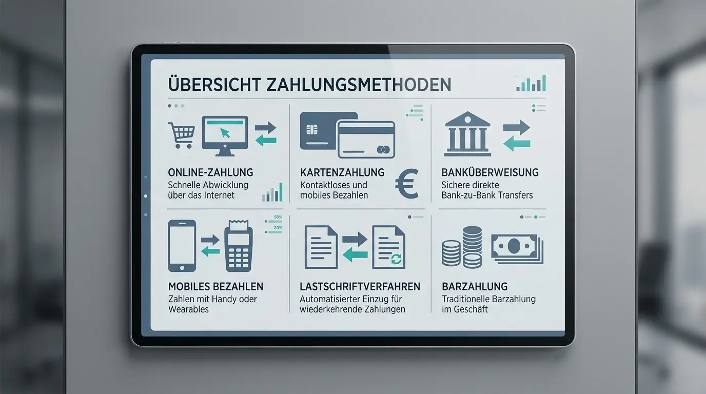 Übersicht der Zahlungsmethoden für Ein- und Auszahlungen
