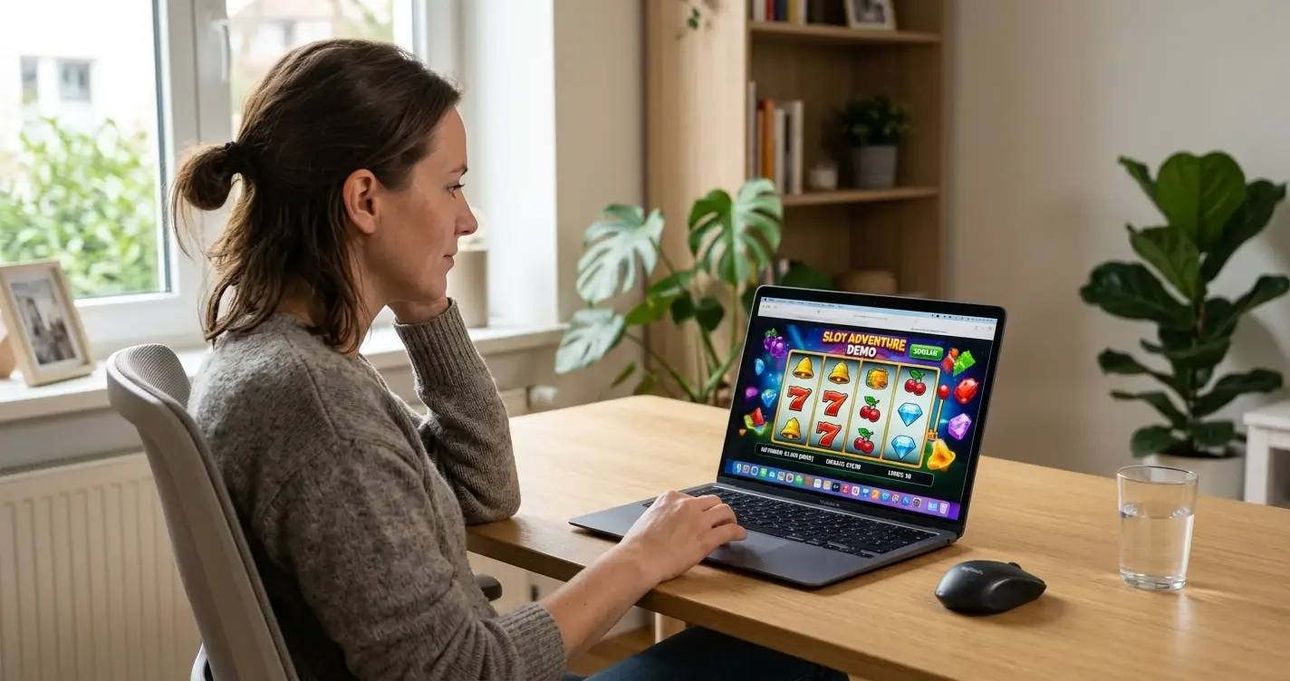 Spieler testet Casino-Spiele im Demo-Modus direkt im Browser ohne Anmeldung