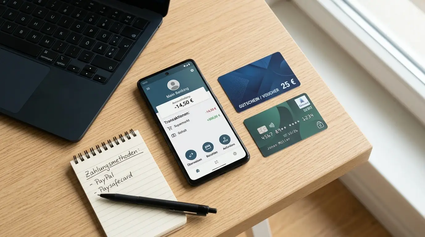 Online Casino Zahlungsmethoden PayPal Paysafecard