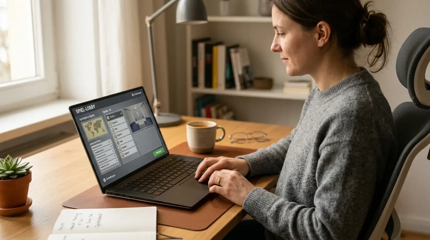 Sofortstart ohne Anmeldung per Demo-Button im Browser