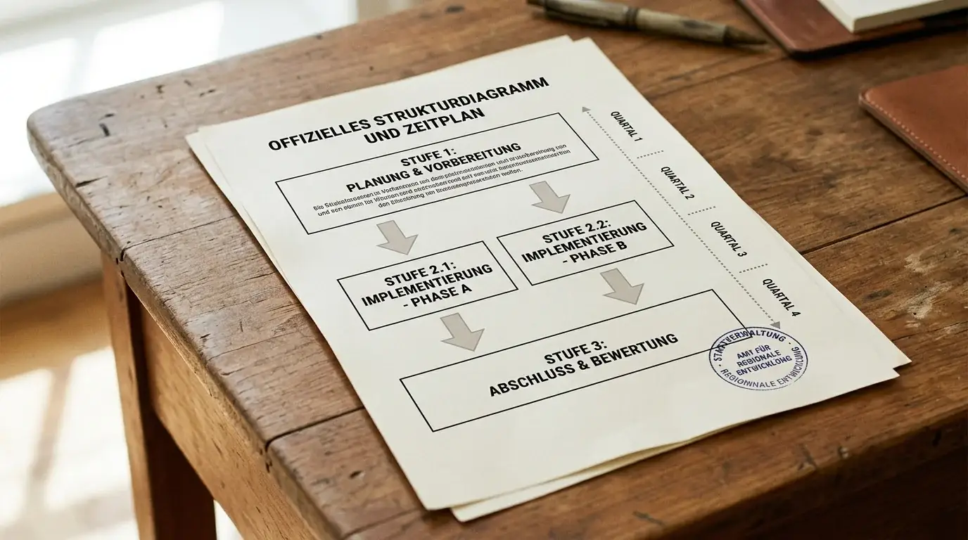 Offizielles Dokument zeigt gestaffelte Regelung mit drei Stufen und Zeitlinie