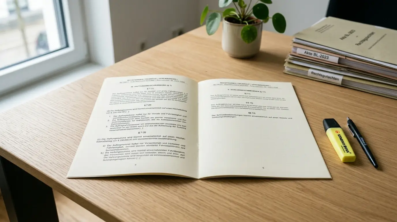 Dokument mit deutschen Regulierungsvorschriften und Paragraphen