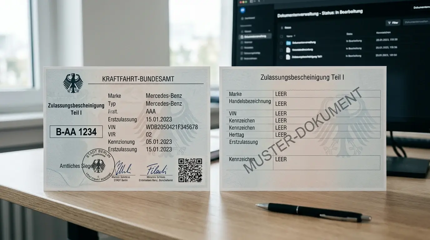 Lizenzdokumente von Curaçao und Anjouan nebeneinander ohne Logos