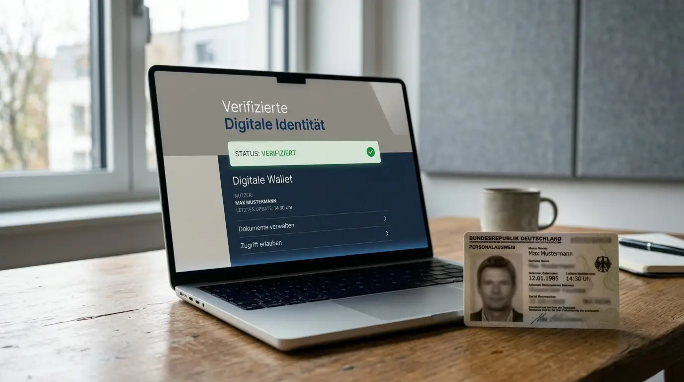 Verifiziertes Neteller-Wallet neben einem neutralen Casino-Zahlungsfenster