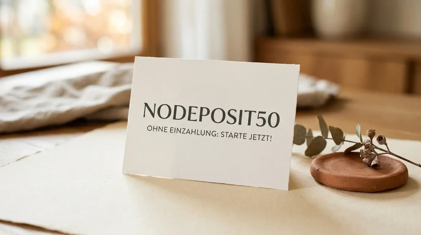 Bonus Codes ohne Einzahlung auf elegantem Kartendesign