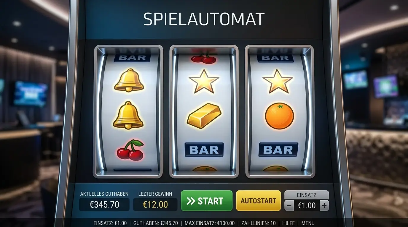 Abstrakte Slot-Walzen ohne Markenzeichen in neutraler Darstellung