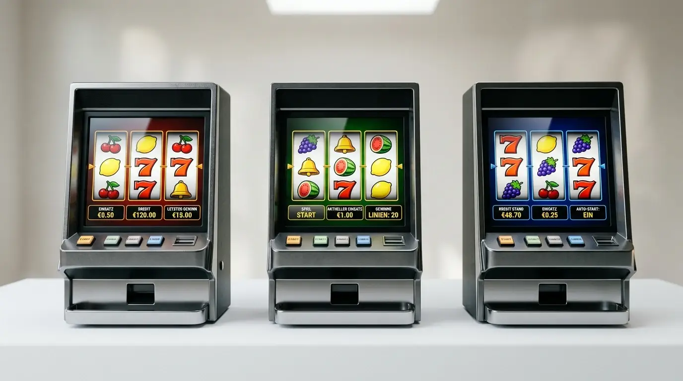 Verschiedene Spielautomaten-Typen im deutschen Online-Casino